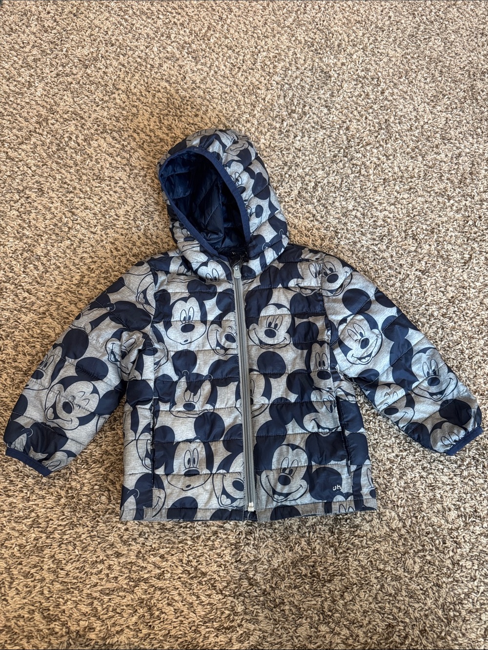 baby GAP Disney Mickey Mouse Puffer Jacket 2T